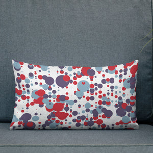 Red Blue Premium Pillow