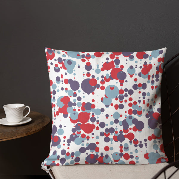 Red Blue Premium Pillow