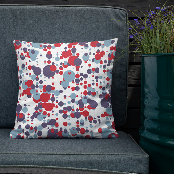 Red Blue Premium Pillow