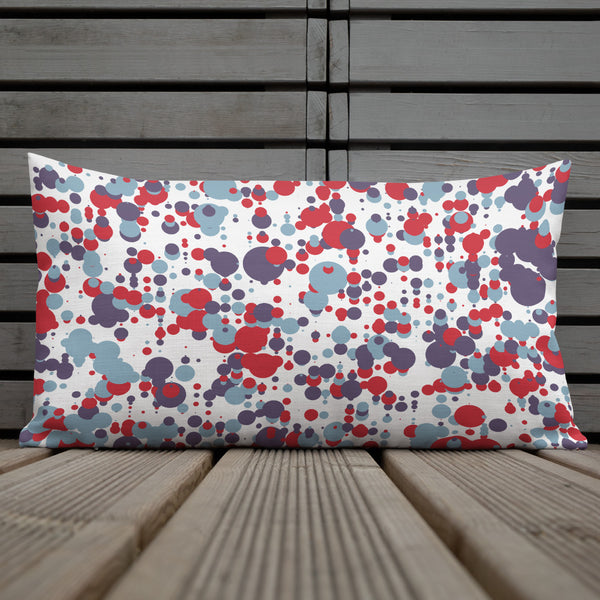 Red Blue Premium Pillow