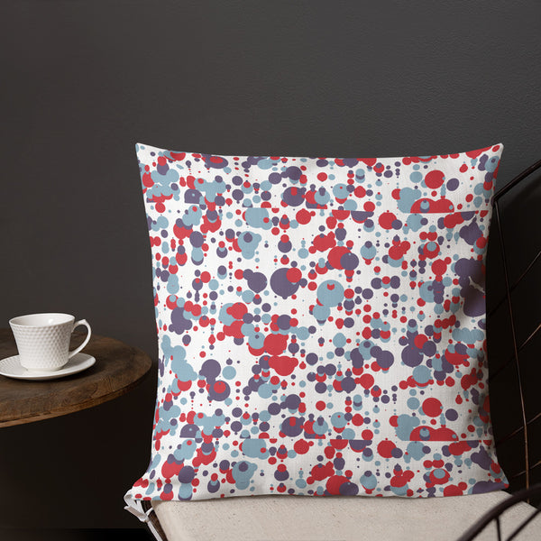 Red Blue Premium Pillow