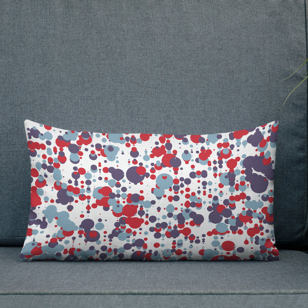 Red Blue Premium Pillow