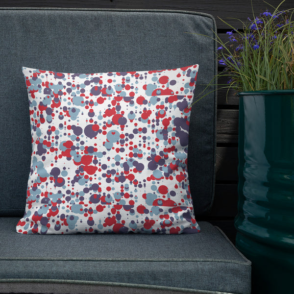 Red Blue Premium Pillow