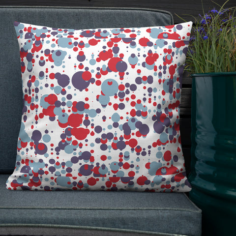 Red Blue Premium Pillow