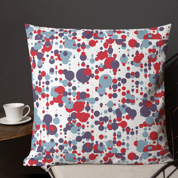 Red Blue Premium Pillow