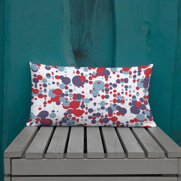 Red Blue Premium Pillow