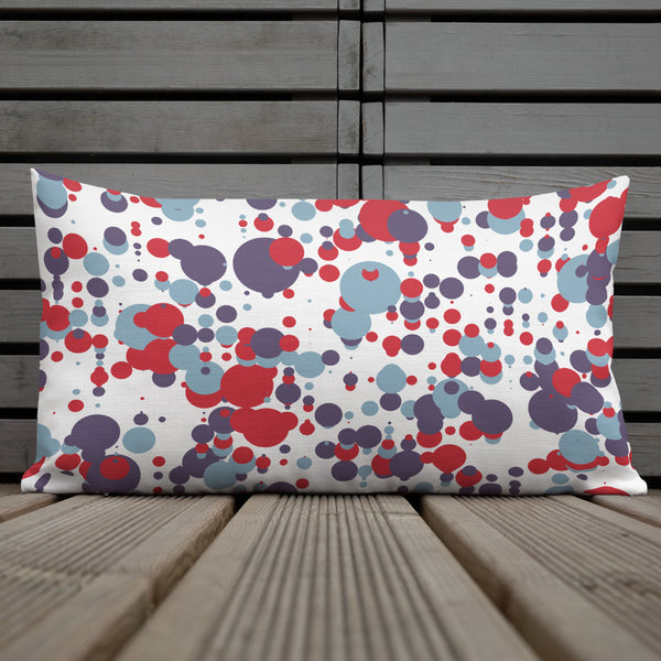 Red Blue Premium Pillow