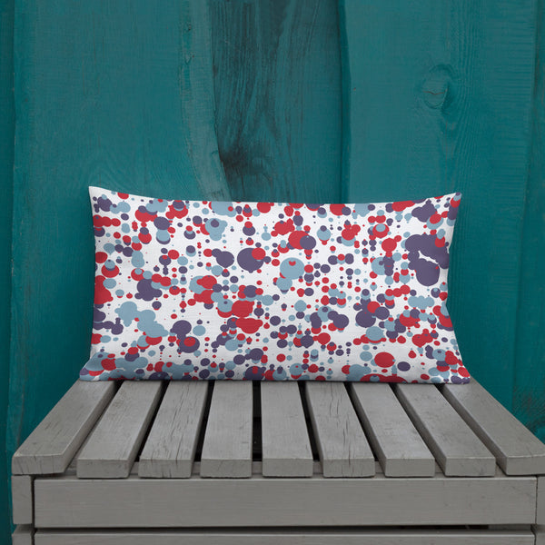 Red Blue Premium Pillow